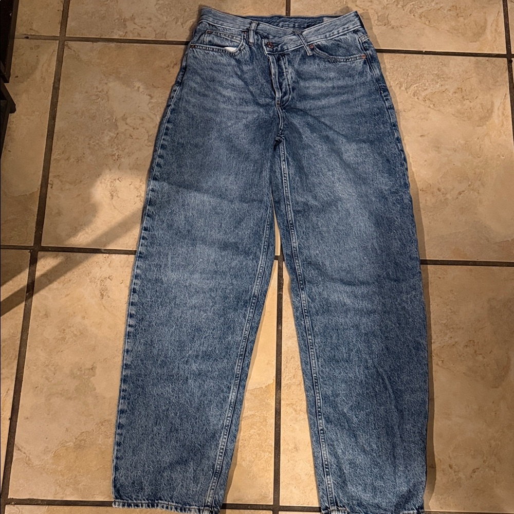 GAP Barrel High Rise Denim Jeans